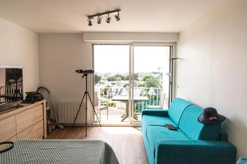 Appartement vue panoramique mer, prêt de vélos, WIFI