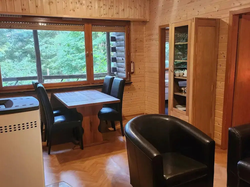 Tidy Furnished Wooden Chalet near Forest