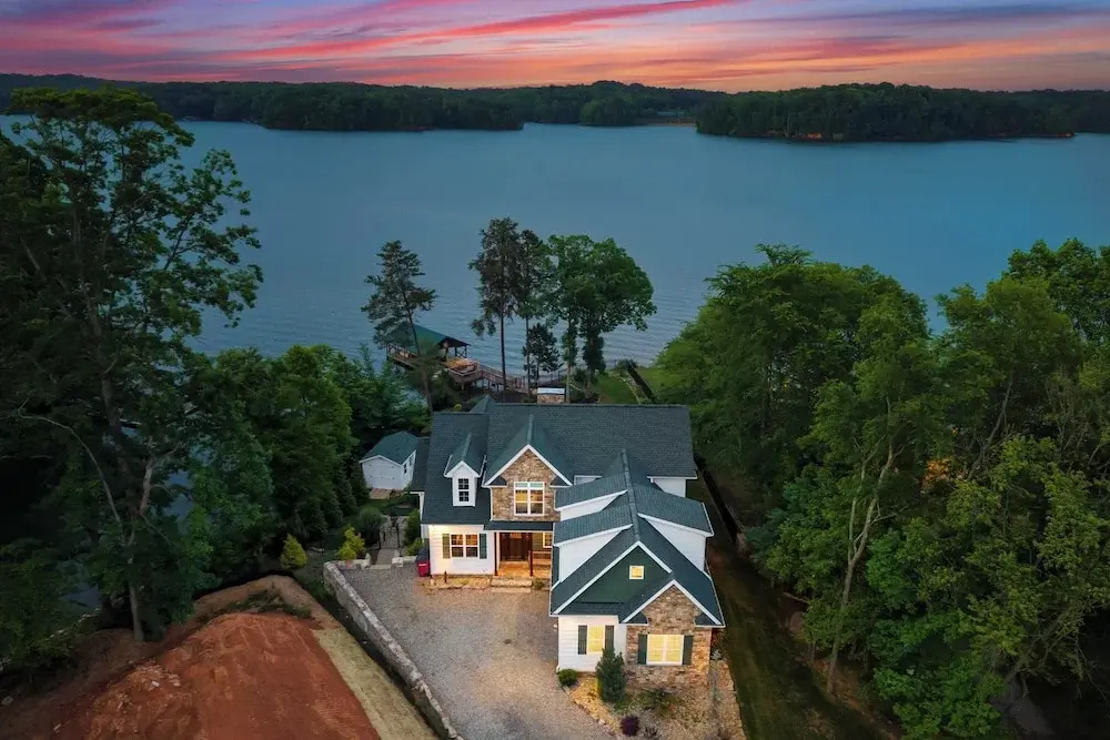 Spacious Waterfront Home on Lake Norman With Firepit, Views, and Dock Access