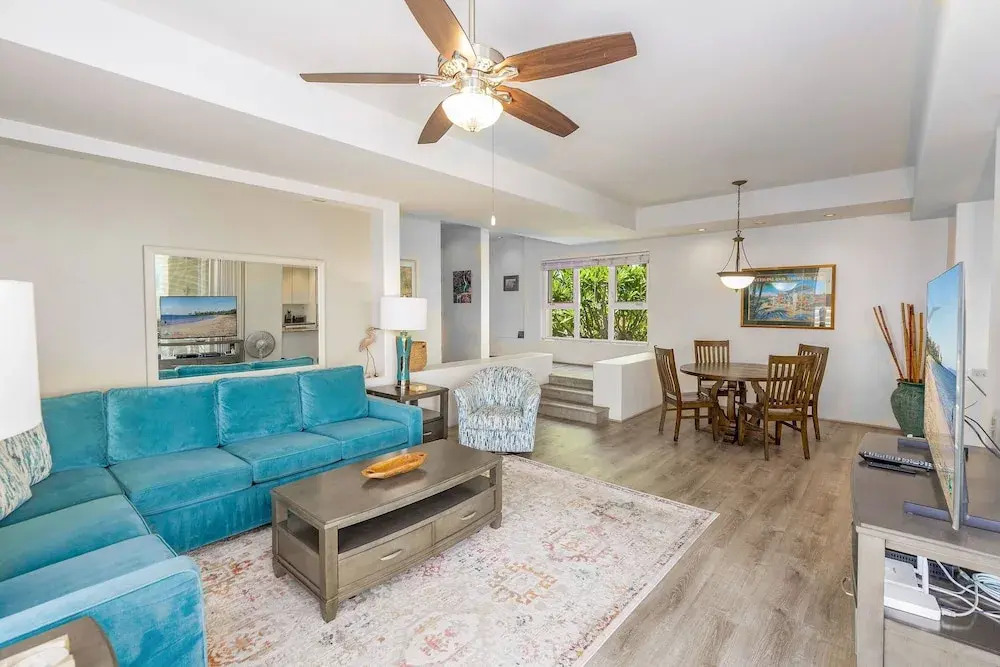 New! Palms 702 - Romantic Retreat - Split AC in Bedroom - Open-air Living Area