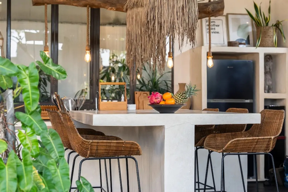 Fabulous 3BR Boho-chic Style, Umalas With Staff