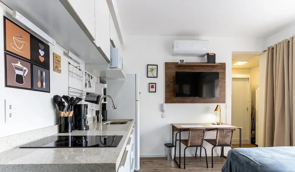 Studio w/ Pool Near Morumbi Shopping Mall Jbn0043
