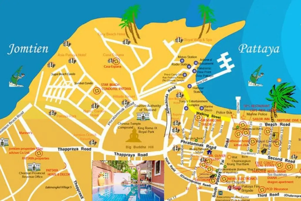 GARDEN VILLA - PATTAYA HOLIDAY HOUSE WALKING STREET 4 bedrooms