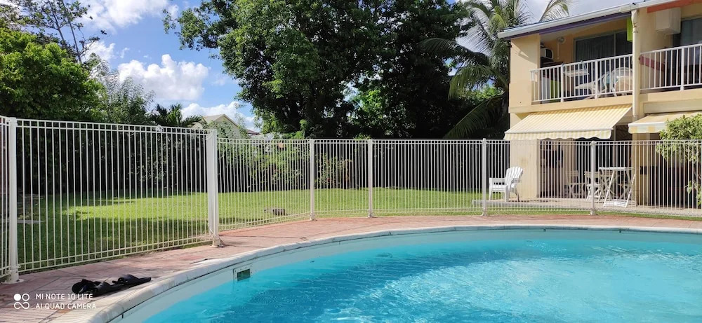 Studio In Saint Anne With Shared Pool Enclosed Garden And Wifi