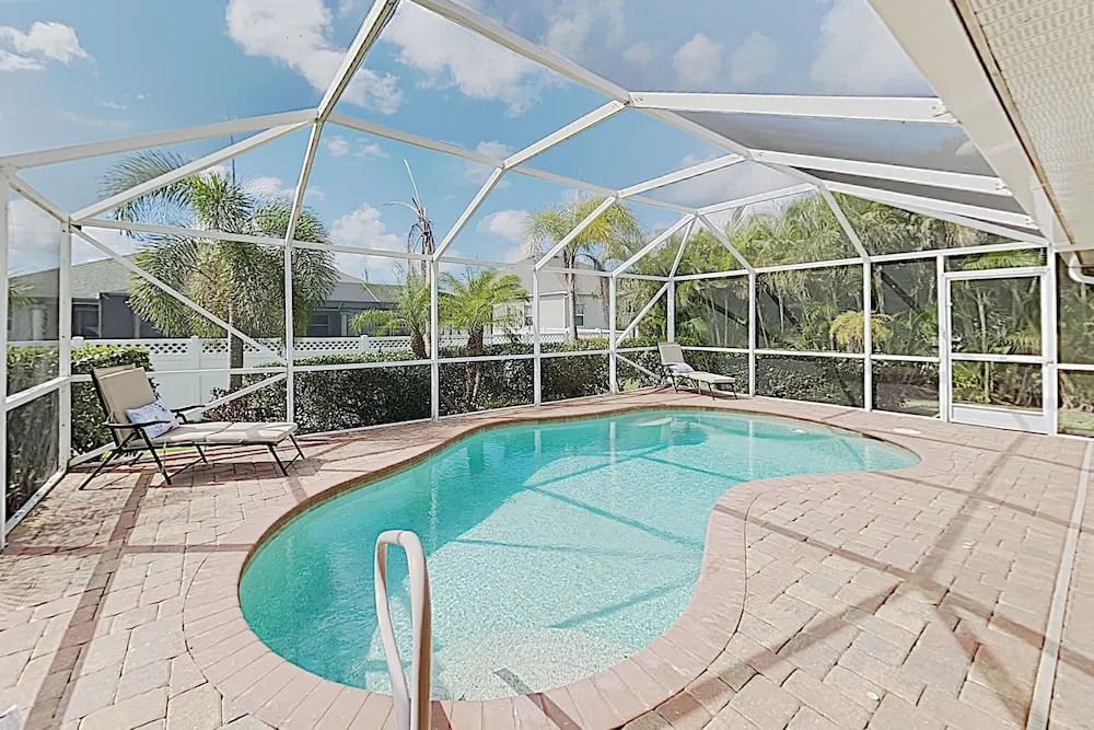Charming Cape Coral Gem W/ Lanai & Pool 4 Bedroom Home