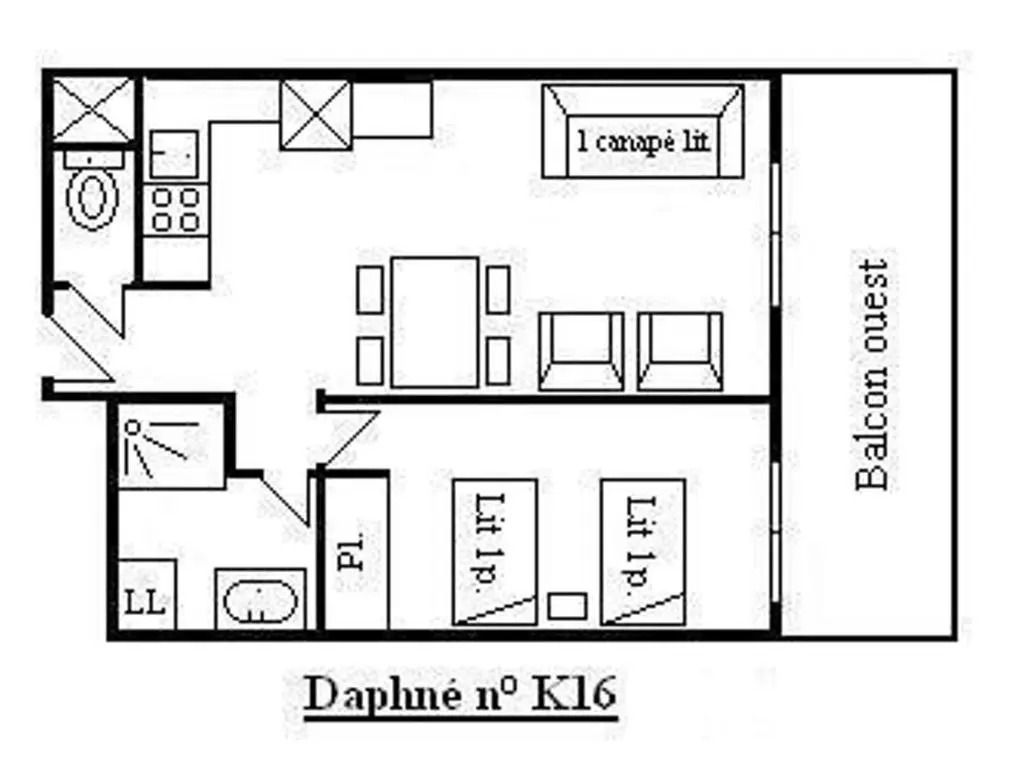 Appartement Méribel, 2 pièces, 4 personnes - FR-1-180-83