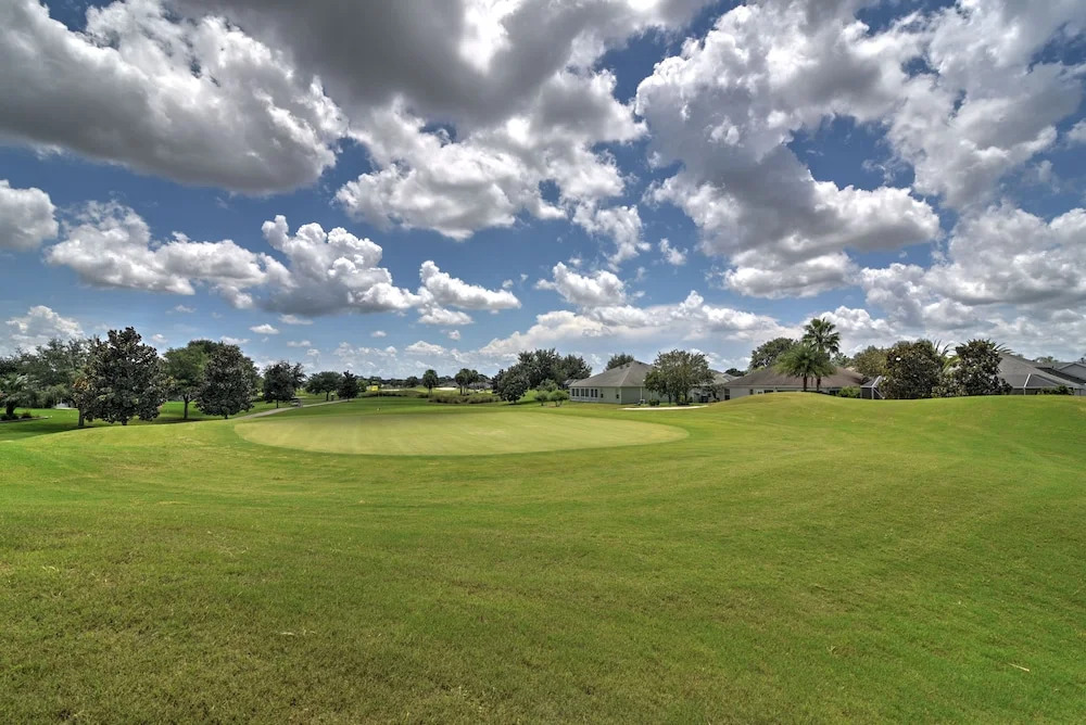 Walk to Golf & Pool: Pet-Friendly Villages Home