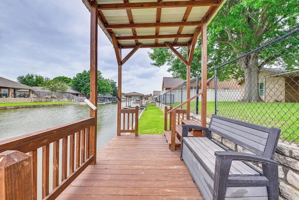Canal-front Granbury Home w/ Dock - Dogs Welcome!