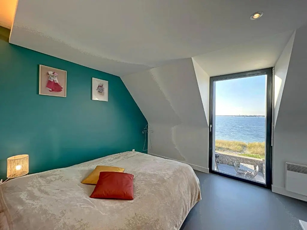 Maisonnette avec accès plage direct, 4/5 couchages, wifi - Gâvres - FR-1-349-117