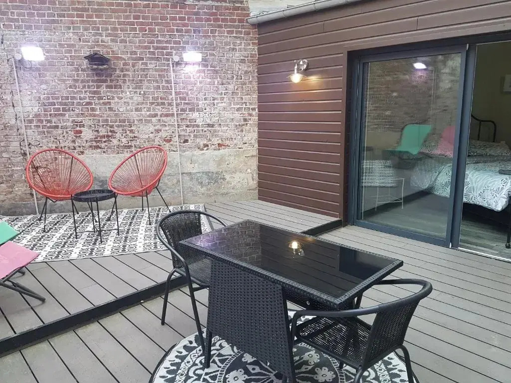 Suite Melody double balnéo, home-cinéma, terrasse à Dieppe
