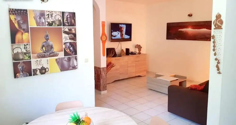 House with 2 Bedrooms in Le Gosier, with Furnished Garden And Wifi - 3 Km From the Beach