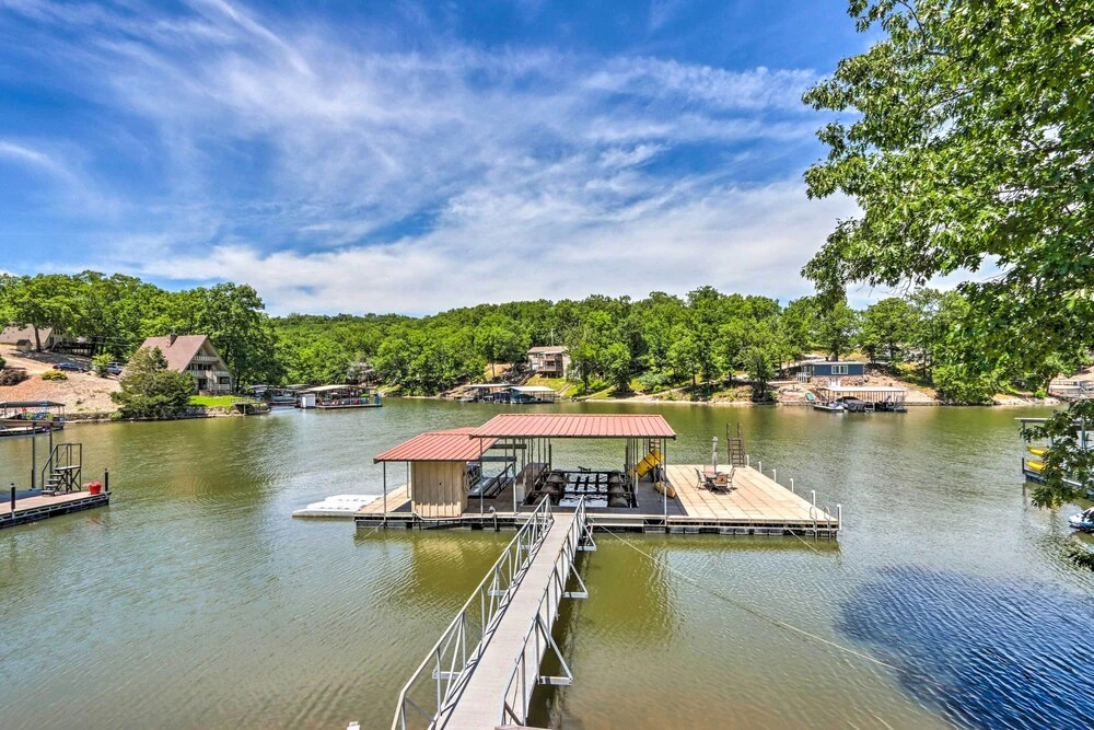Waterfront Home w/ 3 Decks on Lake of the Ozarks!