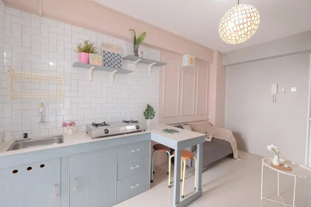 Soft Toned And Comfy 2Br Near Mall At Bassura City Apartment