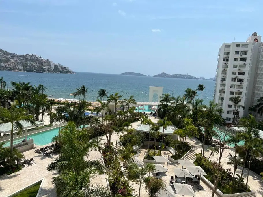 Hermoso apartamento con Vista Mar y Alberca en Aca