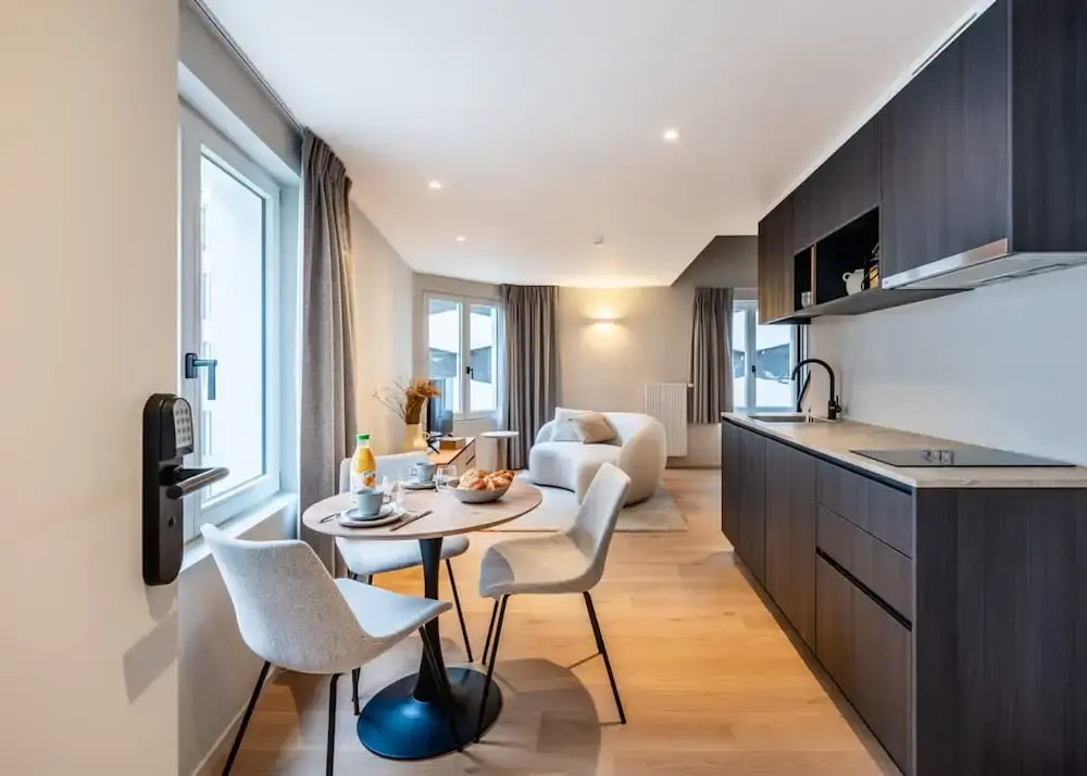 Stylish Duplex Studio With Premium Materials in Ghent City Center