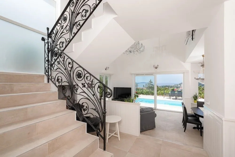 Elegant Hvar town villa with pool