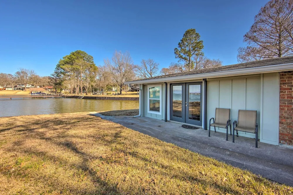 Water Views + Deck: Gun Barrel City Cottage!