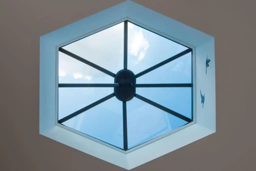 The Hexagon, wow what a location, views over the Essex marshes and sea