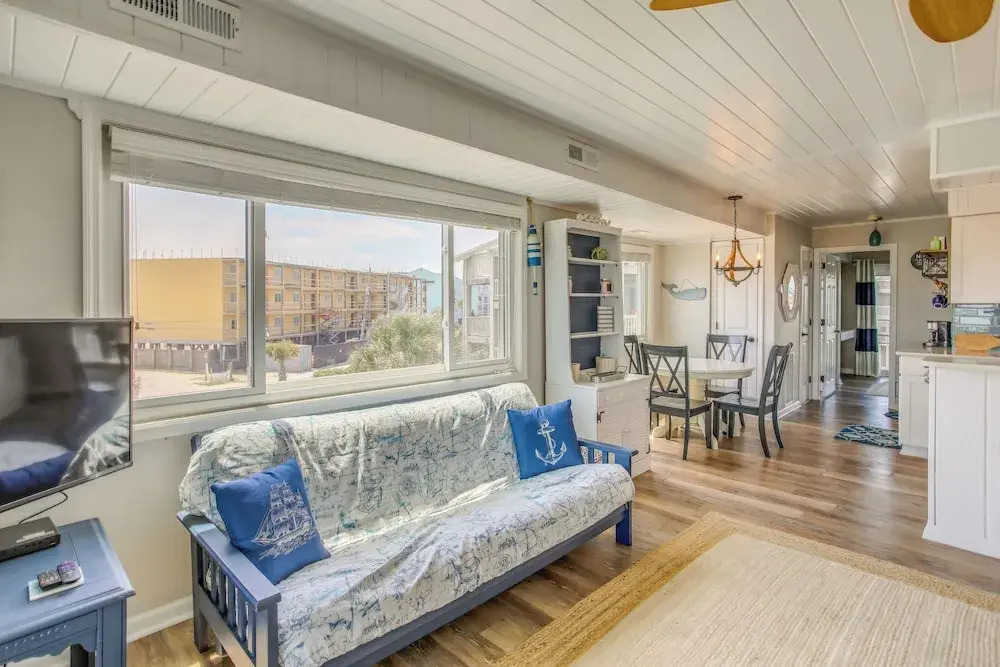 Ocean-view Balcony: Carolina Beach Condo!