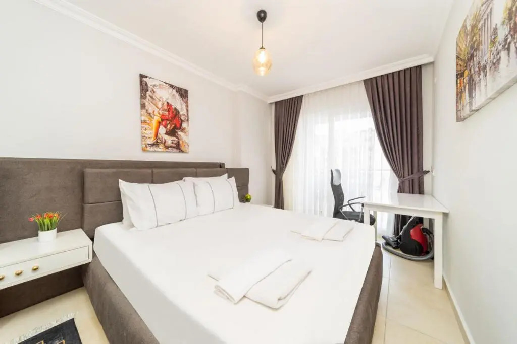 Colorful Flat with Shared Pool and Spa in Alanya