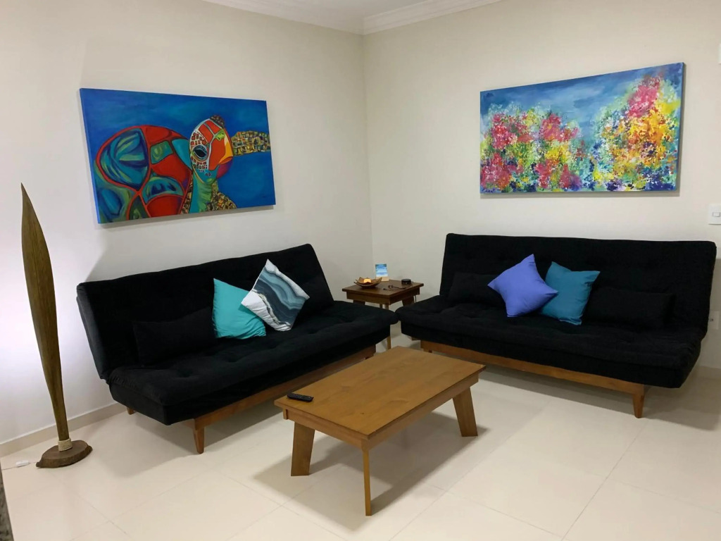 Apartamento - Ubatuba - Toninhas - 350 passos da praia - 350 steps to the beach - Costa Verde