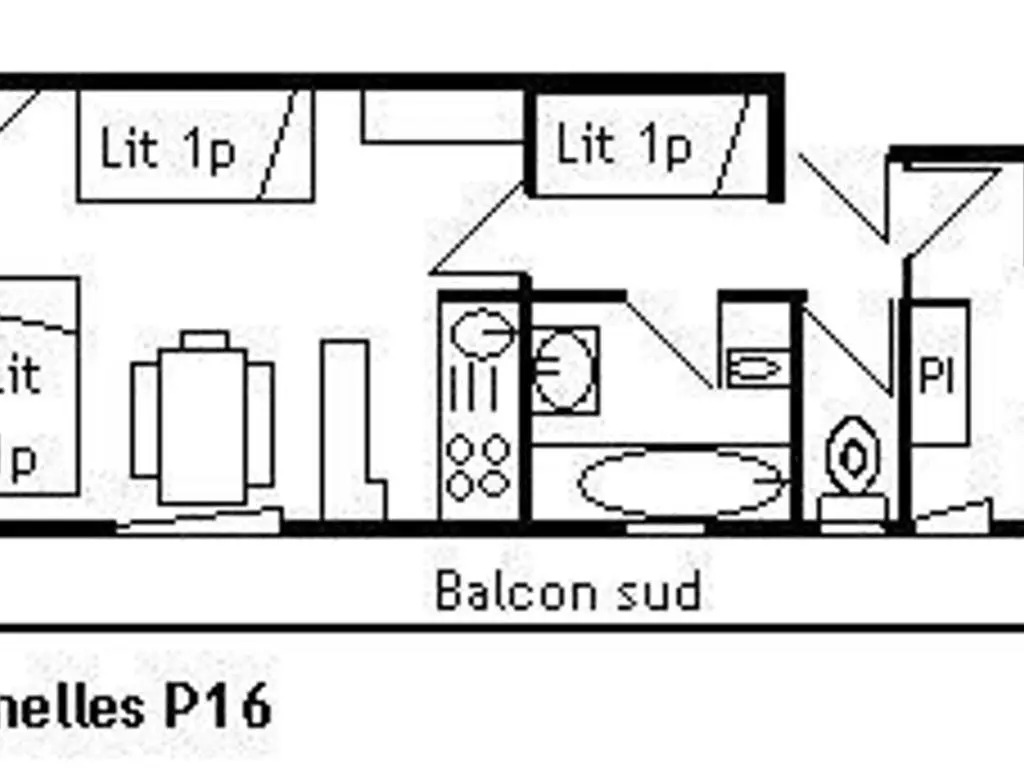 Appartement Méribel, 2 pièces, 5 personnes - FR-1-180-92
