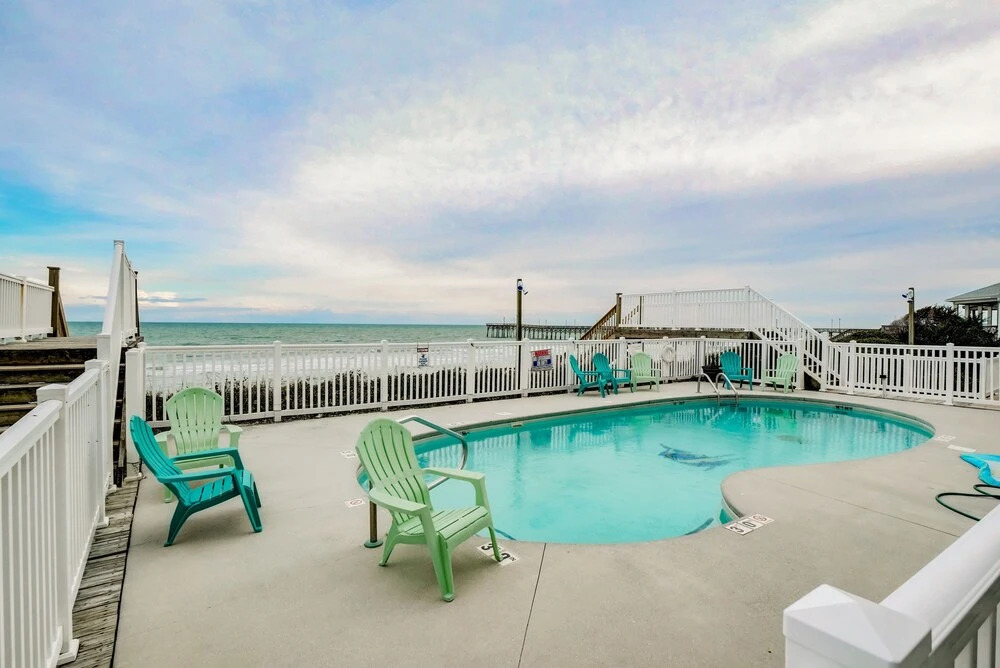 New Listing! Oceanfront Oasis W/ Sparkling Pool 5 Bedroom Townhouse