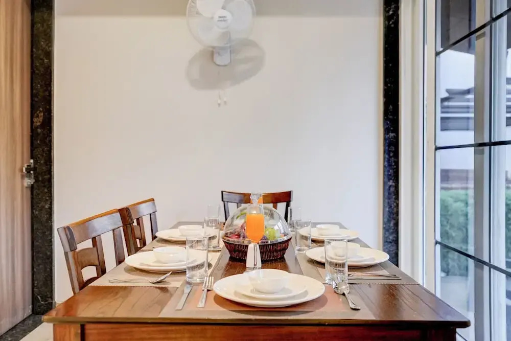 Elivaas Irene Jade 3BHK Pvt Pool Garden with Balconies