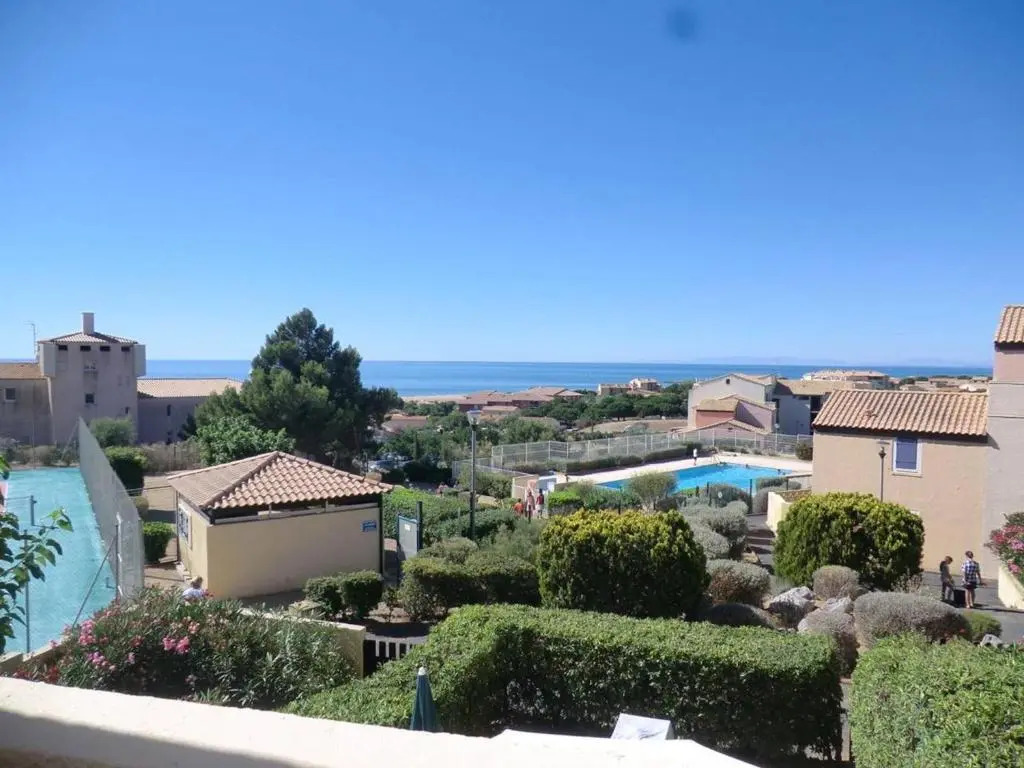 Appartement 2 pièces 6 personnes, loggia vue mer, parking, piscine - FR-1-229D-626