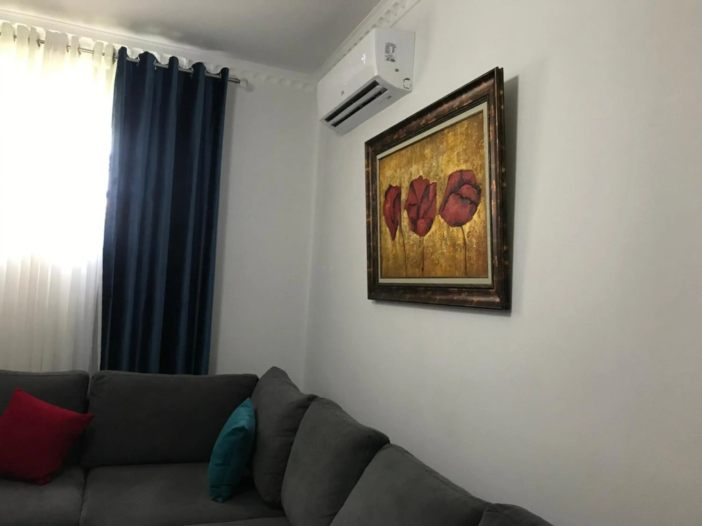 Green house, 2 bedrooms & 1 kitchen apartment, located in Elbasan city center