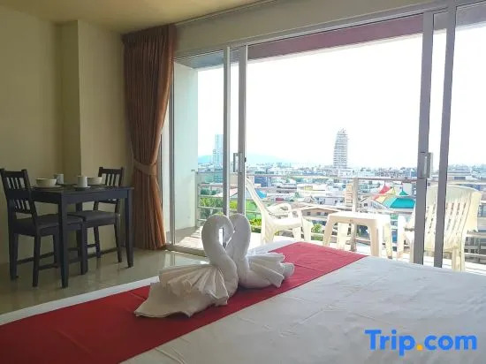 *Sea View Studio Near Patong Beach with Pool C257