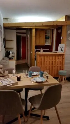Arc 2000 -location Appartements et de 1 studio avec balcon, vue, ski in off, Wi-Fi