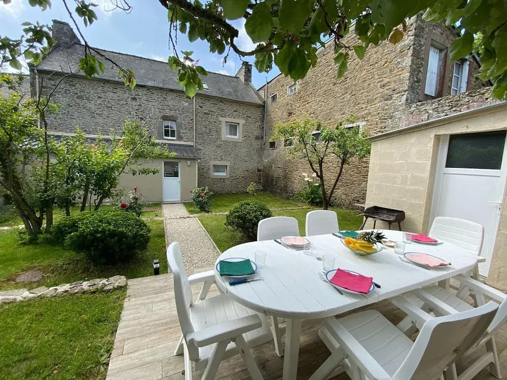 Stone House in Brittany Near Rance River