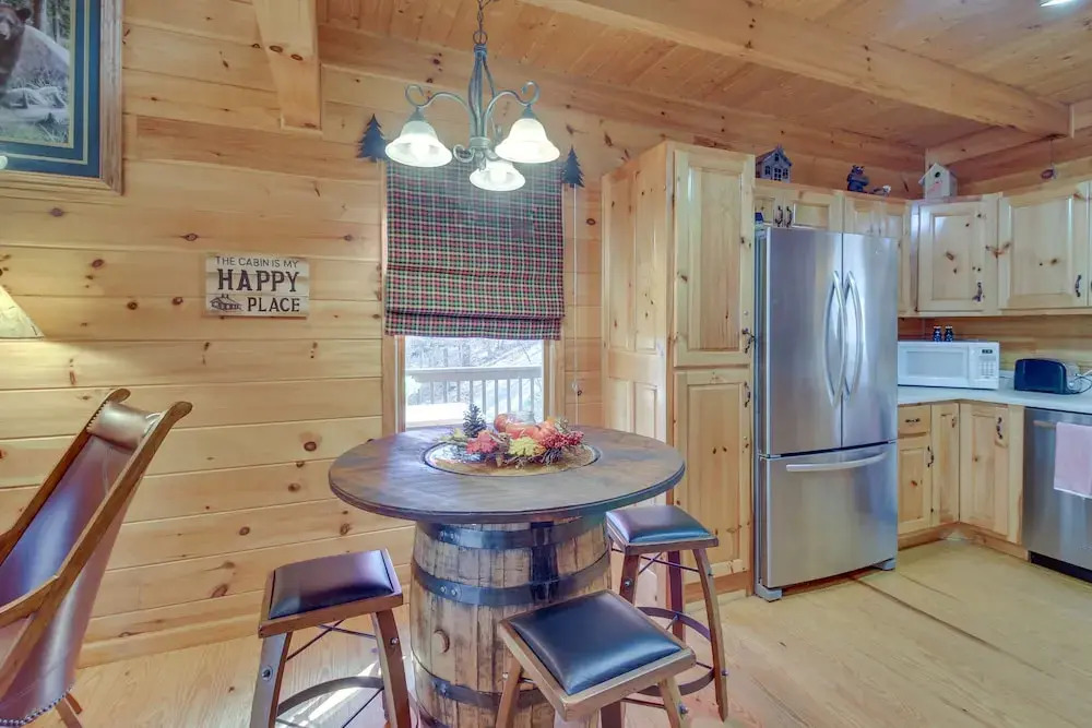 Riverfront Cabin w/ Wraparound Decks & Fire Pit!
