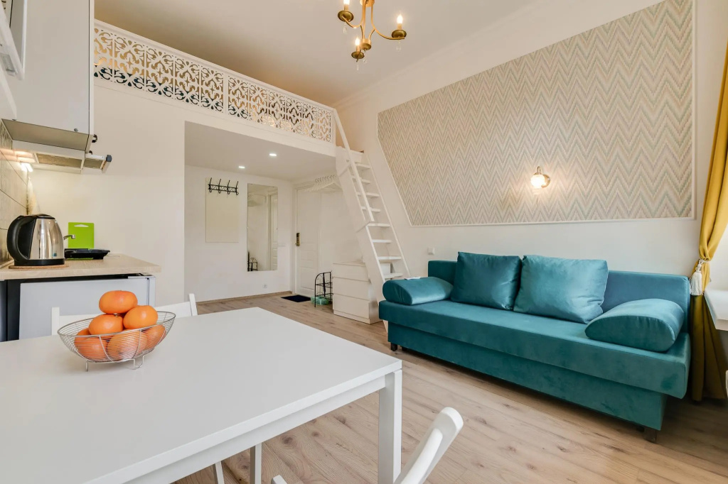 Четырёхместная студия Comfort Дуплекс в Sokroma Фонтанный дом