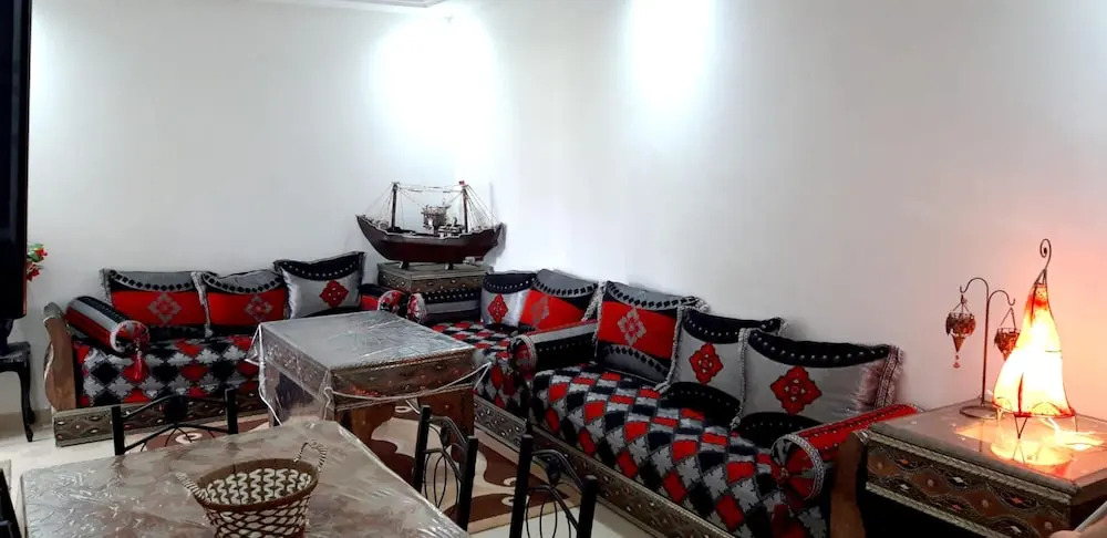 Apartment with One Bedroom in El Jadida, with Pool Access, Enclosed Garden And Wifi - 10 M From the Beach