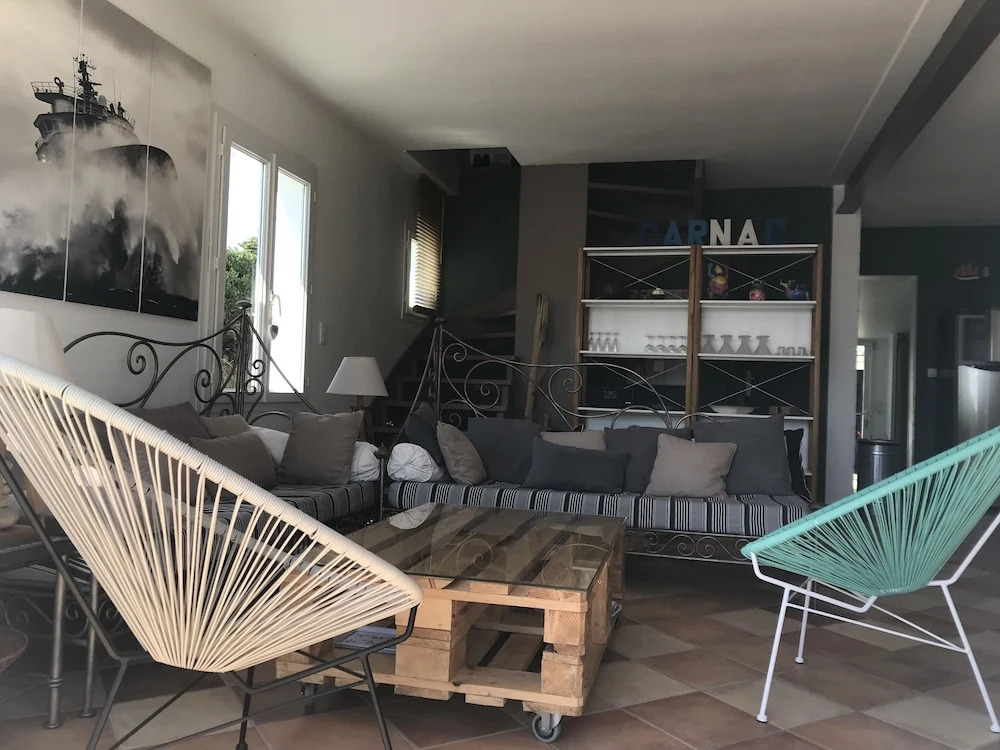 Villa Carnac face mer