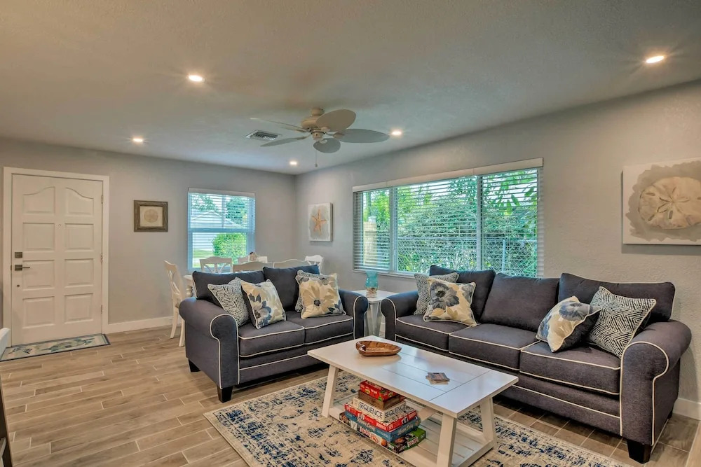Tasteful Home w/ Patio + Grill < 2 Mi to Beach!