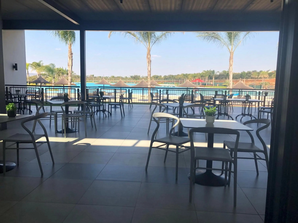 A Coastal/island experience at a Large 2 bed apartment at a Crystal Lagoon Estate
