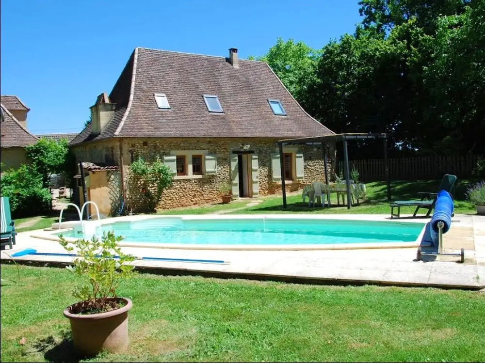 House With one Bedroom in Sainte-alvère, With Private Pool, Furnished