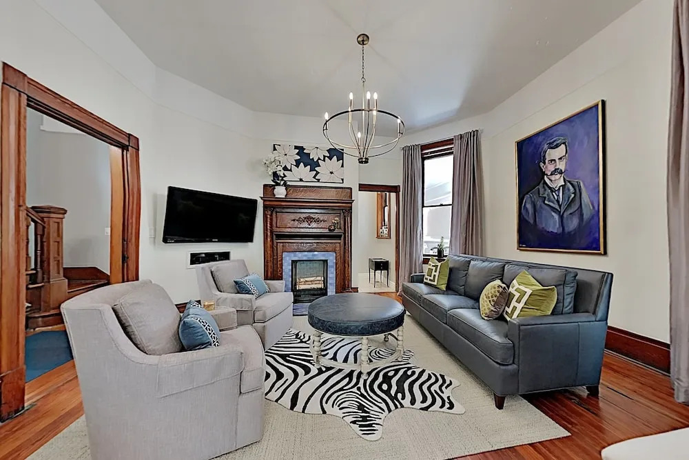 The Simon: Historic W/ Wraparound Porch 4 Bedroom Home