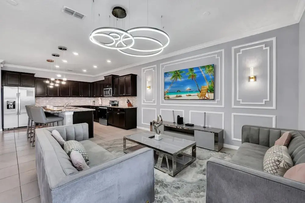 3727la - Brand New 10beds Villa at Windsor Island/pool/spa/firew