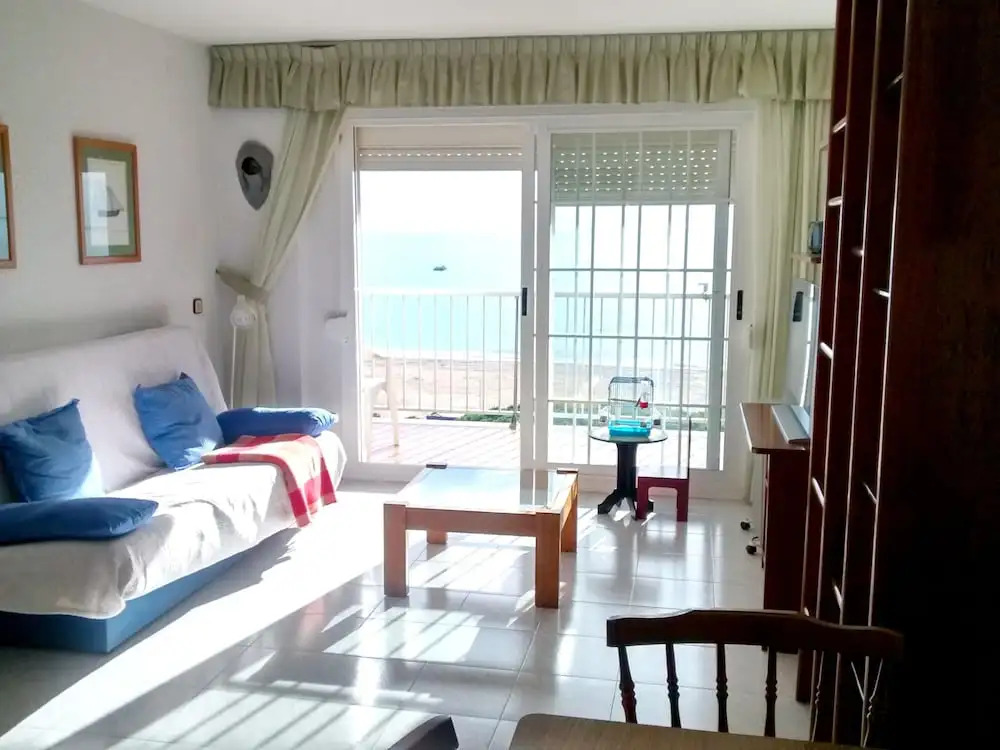 Apartment with 2 Bedrooms in Malgrat de Mar, with Wonderful Sea View, Pool Access And Enclosed Garden - 400 M From the Beach