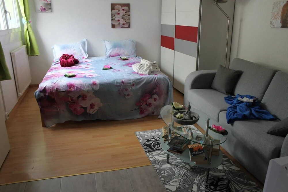 Studio in Bevaix, With Pool Access, Enclosed Garden and Wifi