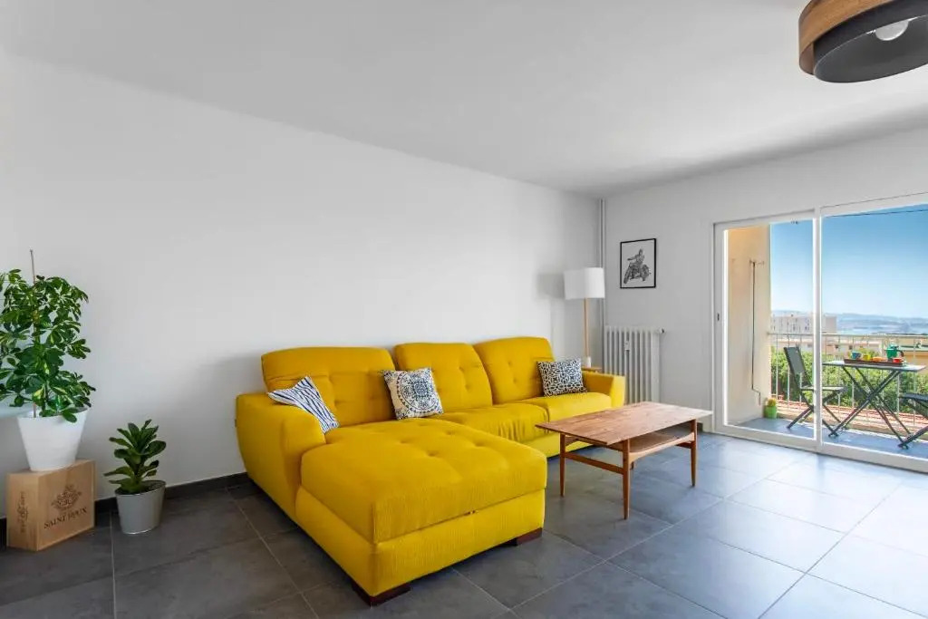 Restful 1 bedroom with AC and sea view terrace - Dodo et Tartine