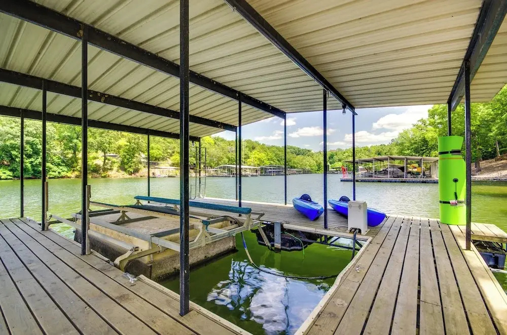 Dock & Boat Slip: Lakefront Osage Beach Home!