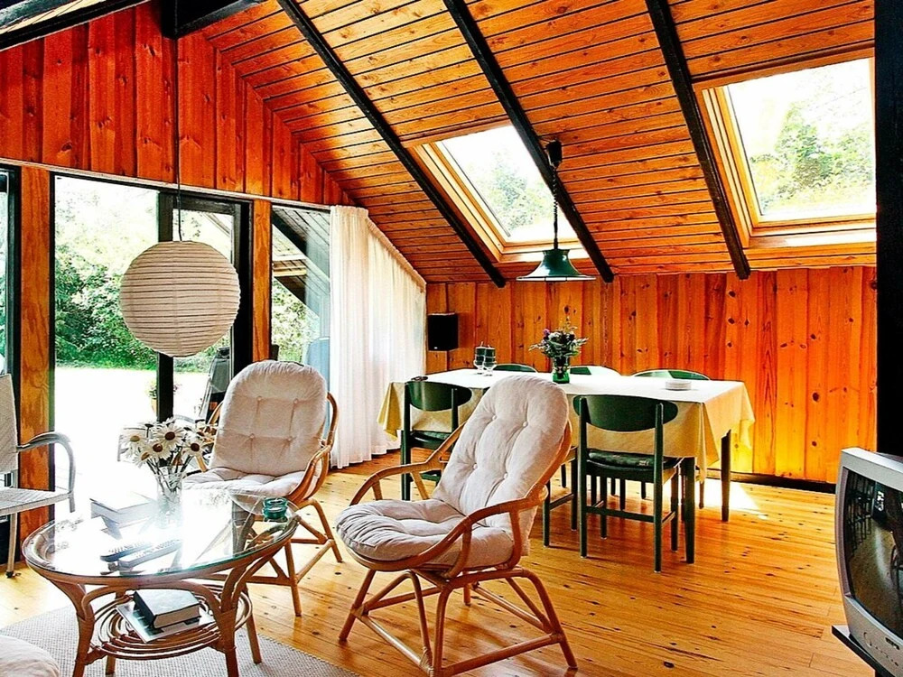 Modern Holiday Home With Roofed Terrace in Væggerløse