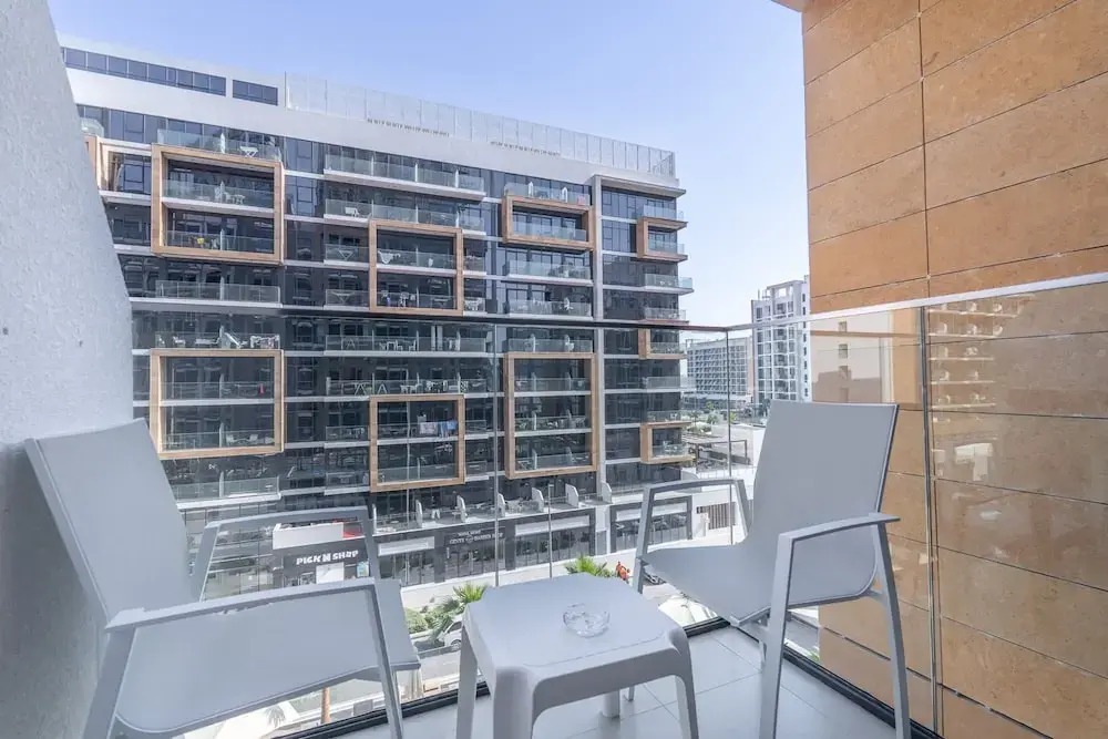 Peaceful Studio in Azizi Riviera 38 With Pool View