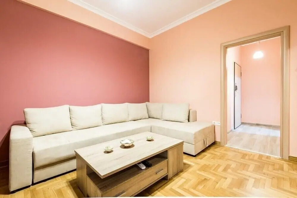 Bright flat in front of Acropolis metro