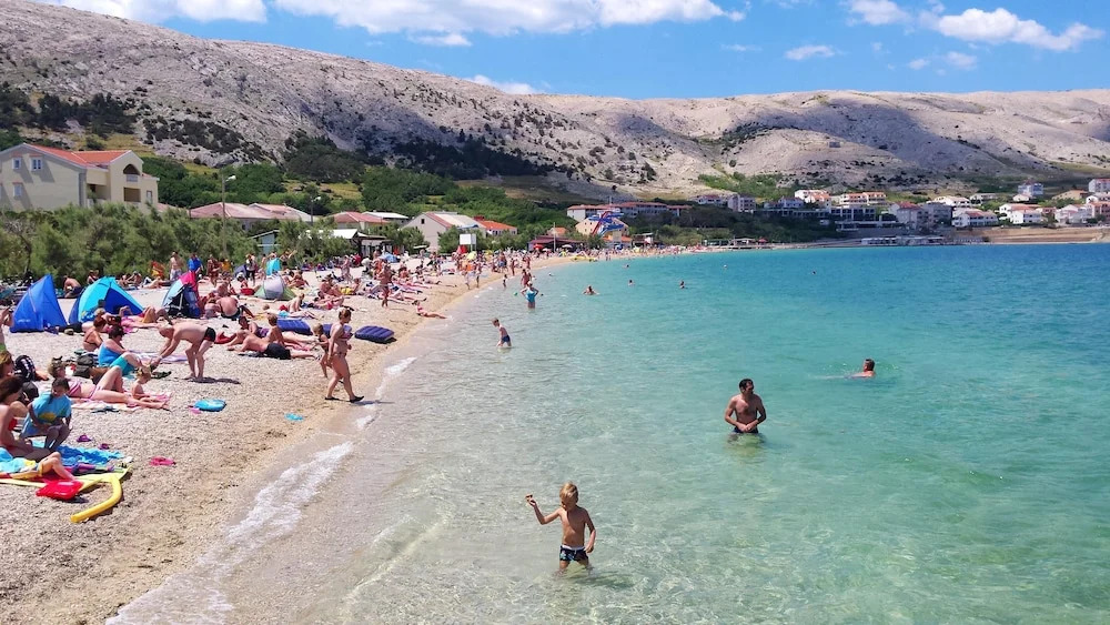 Apartment With 2 Bedrooms in Pag, With Wonderful sea View, Enclosed Ga